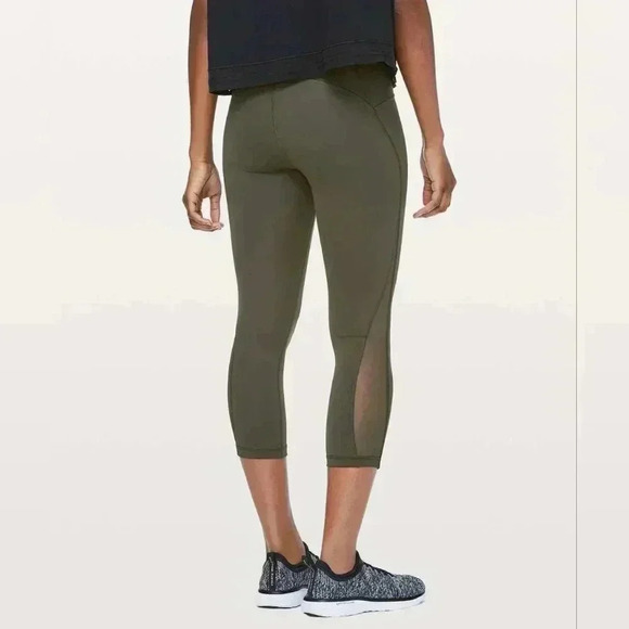Lululemon Athletica Olive Green Leggings - Picture 3 of 15